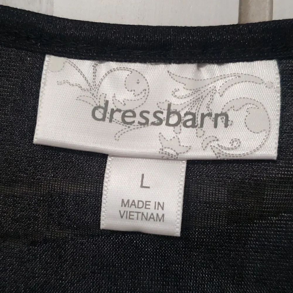 Lovely Dressbarn Velvety Animal Print Top Sz L - Picture 4 of 6